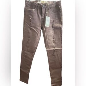 Ashley Mason Pink Skinny Jeans Sleek Style